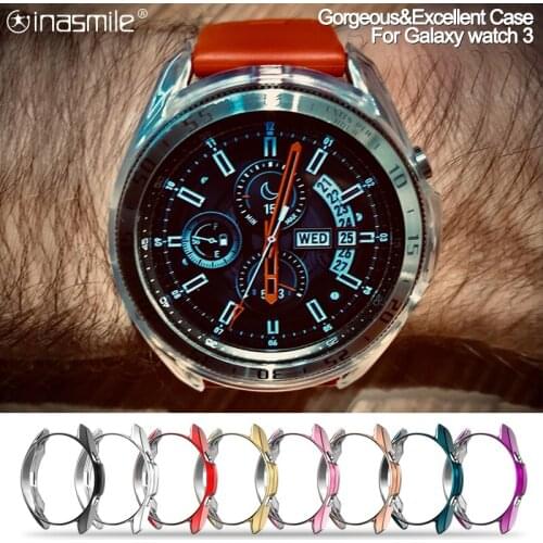 Stylish Case For Samsung Galaxy Watch Gear S3 S4 42mm 46mm Accessories For Watch 3 41mm 45mm Smart Watches Soft bumper Cover