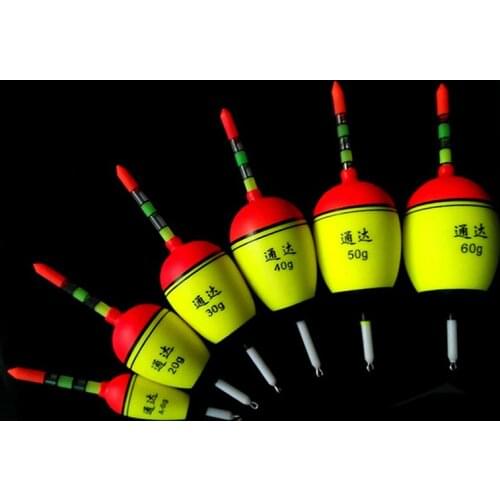 1pc 6g-80g Luminous Fishing Float Floating Buoyancy EVA Elastic Boya Rock Fishing Float Beach Night Fishing Bobber Tackle