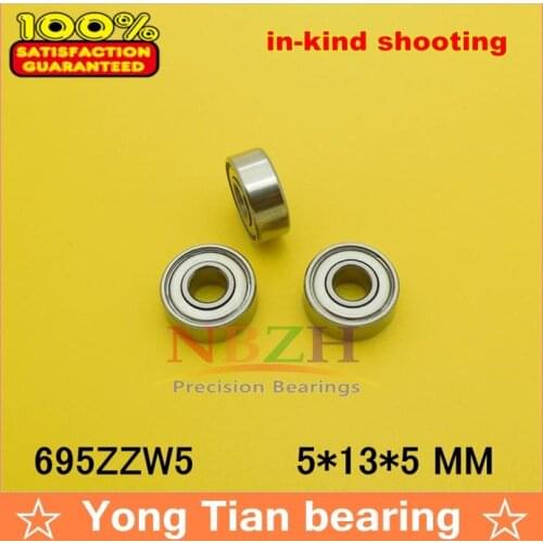 High Quality Non-standard ball bearing 639/5ZZ 695ZZ 695ZZW5 5*13*5 mm NBZH bearings