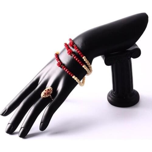 Jewelry Ring Bracelet Display Holder Stand Show Rack Resin Mannequin Hand