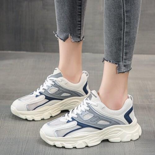 Womens Sneakers Spring Black Low-Top Injection Moulded Shoes Spot Lace-up Daily Womens round Toe Womens Shoes