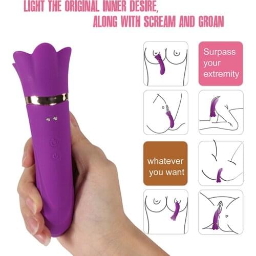 10 Modes USB Electric Nipple Vibrator Women Oral Clitoris Nipple Massager Tongue Sex Stimulator Licking Breast Enlarger Vibrator