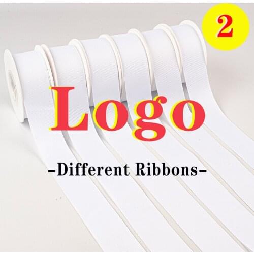 10 Yards Designer Brand Logo Custom Printed Grosgrain Ribbon DIY Hair Accessories Decorative Bow