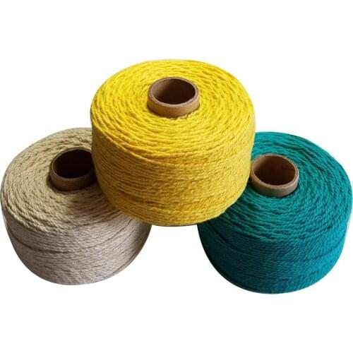 100% Cotton rope 100m/roll twine macrame cords for party wedding decoration accessory DIY