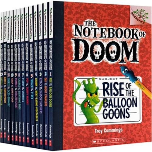 13 Books/Set Scholastic Branches The Notebook of Doom Children Books Kids English Reading Chapter Book students Extra books