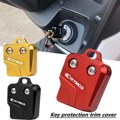 Motorcycle accessories CNC Key Cover Head Bag Cap decoration key head For KYMCO DOWNTOWN 125i 200i 300i 350i DOWNTOWN300i