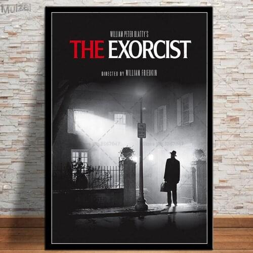 Art Poster The Exorcist Classic Horror Movie Canvas Painting Retro Wall Pictures Prints for Living Room Home Decor