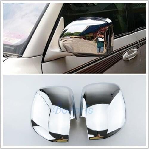 Car Styling Chrome Side Mirror Cover With LED Lamp 1998-2003 2004-2007 For Toyota Land Cruiser 100 LC100 Lexus LX470 Accessories