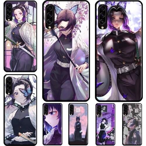 Shinobu Kocho Kimetsu no Yaib Case For Samsung A21S A72 A52 A42 A12 A50 A70 A32 A02S A40 A11 A41 A51 A71 A20e A01 Coque