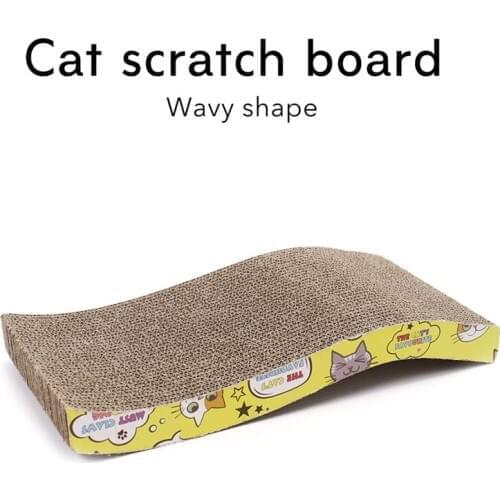 Cat Scratch Board Pad Scratching Posts Kitten Corrugated Paper Pad Cats Toys Corrugated Paper Cats Grinding Nail Cat Scratcher