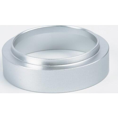 2pcs for Dosing Ring Dose Funnel coffee Tool Aluminum Universal Dia 51/54/58mm Silver Coffee Dosing Ring cafetera barista hot