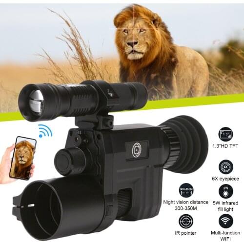 2021 New Digital Night vison rilfescope Scope mate Hunting sight Camera wifi APP digital camera for Riflescope