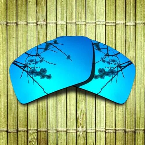 Polarized Replacement Lense For-Oakley Eyepatch 2 Sunglasses Frame True Color Mirrored Coating - Blue Available
