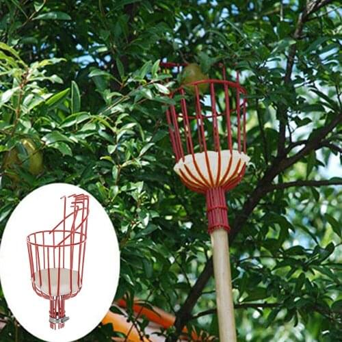 For Picking Apple Peach Citrus Pear Garden Tool Portable Fruits Catcher Fruit Picker Head Deep Basket
