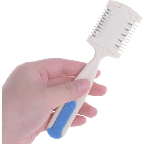 Durable Home Hairdresser Makeup Tools Hair Cutting Trimmer Razor Blade Comb For Thinning Bangs Long Beauty Hair Cut Accessories