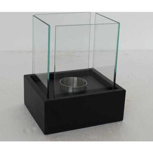 SUNFLAME Bio Ethanol Fireplace FD08 with round stainless steel bio ethanol burner table top model