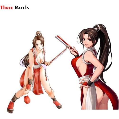 Three Ratels A395 Shiranui Mai Fight Cool Anime Rirl Personalized Waterproof Decals For Kid Gift DIY Laptop Fridge Bike Stickers