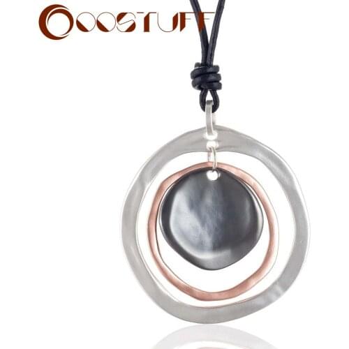 Trendy Jewelry for Women Long Necklace Suspension Jewellery Neckless Choker Bijouterie Best Friends Silver Color Pendant Israel