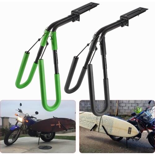 Aeobey Universal Motorcycle Surfboard Carring Holder Frame Bracket Moped Bicycle Motorbike Surfing Board Carrier Mount