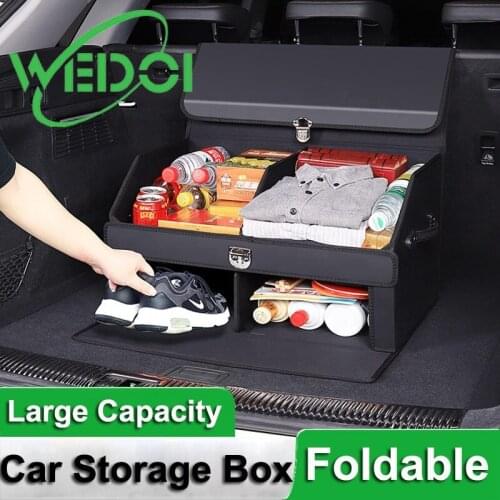 Universal Car Storage Box Foldable Trunk Collapsible Storage Box Car Trunk Organizer For Universal Cars