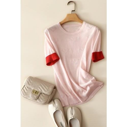 2021 spring summer cozy 100% worsted cashmere sweaters