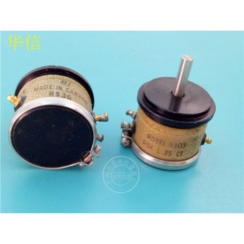 [VK] Used BI MODEL 5103 R5K conductive plastic potentiometer 4 feet switch