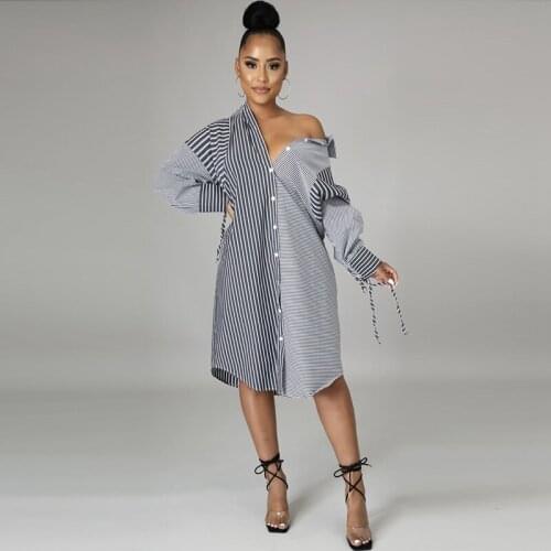 Wishyear Fashionable Shirt Dresses