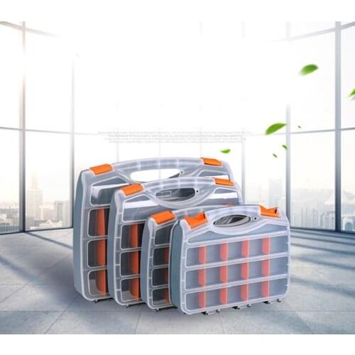 Tool Box for Garage Plastic Sturdy Anti-fall Thickened Environmentally Friendly Removable Screw Professional Jewelry Electronic