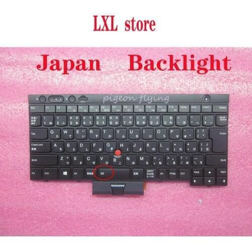0C01954 for Lenovo Thinkpad T430 T430S T430i T430SI keyboard Japan Backlight FRU 04X1384 04Y0670 04Y0559 04X1271 100% test OK
