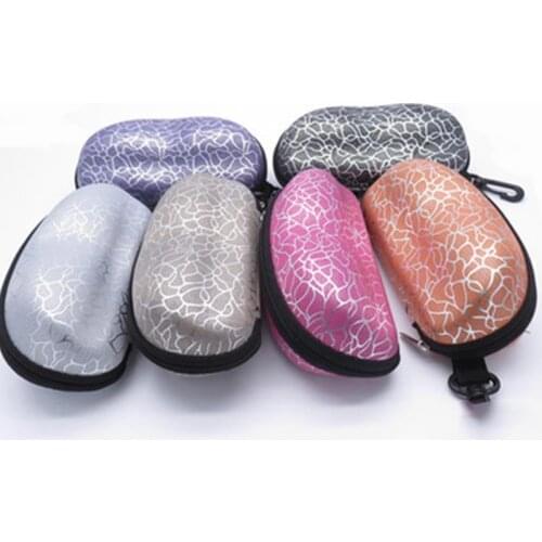 1Pc Black Eyewear Cases Sunglasses Case For Women Glasses Box With Lanyard Zipper Glasses Case Hard For Men Glasses Cloth Bag