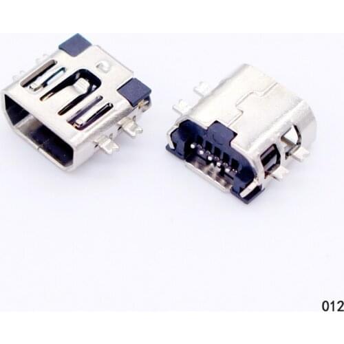 1X Sink Type Mini USB 5P 5-Pins Socket Ports Data Connecctor for MP3 MP4 Tablet PC etc