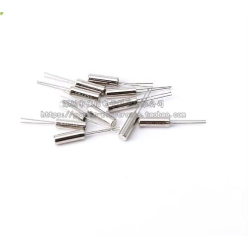 2*6mm 3*8mm 32.768KHz 4MHz 12MHz 24MHz 10ppm Cylindrical DIP passive crystal oscillator