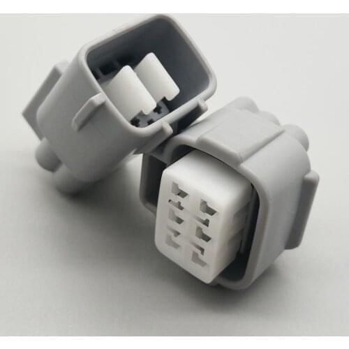 5/10sets/lot 6 Pin/Way Male And Female TS Accelerator Pedal Automotive Connector Plug Socket For Toyota 6189-0323 6188-0175