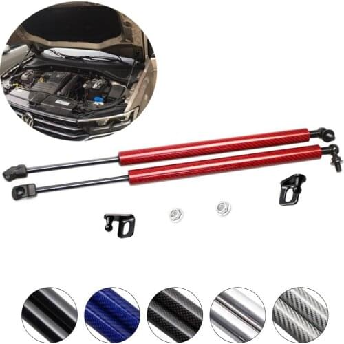 For Volkswagen T-ROC TROC 2018-2019 2x Front Hood Bonnet Modify carbon fiber Gas Struts Lift Support Gas spring Shock Damper