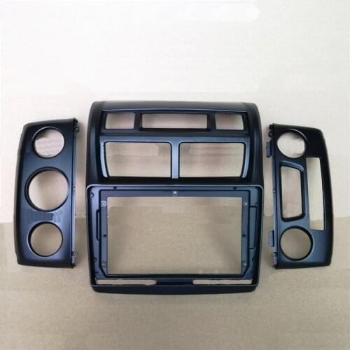 Car Fascias Navigation Fascia Dash Frame Kit For 9"Universal Android Multimedia Player For Kia Sportage 2007 2008 2009 2010~2015