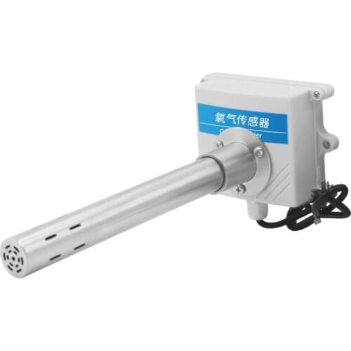 Pipeline oxygen sensor 485 combustion-supporting combustible gas laboratory industrial fresh air detection O2 transmitter