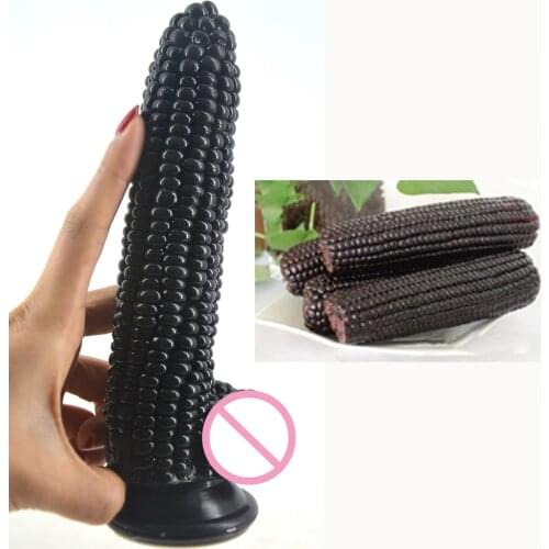 FAAK corn dildo suction cup particle surface extreme vagina stimulate sex toys for women fake penis dick masturbate flirting toy