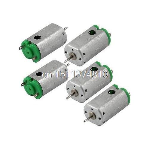 5 Pcs High Torque 1mm Shaft Mini Motor DC 3V 19300RPM for RC Model Airplane Toy