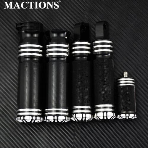 Motorcycle CNC Foot Peg & Shifter Peg& HandleBar Aluminum For Harley Touring Sportster Dyna Softail VRSC