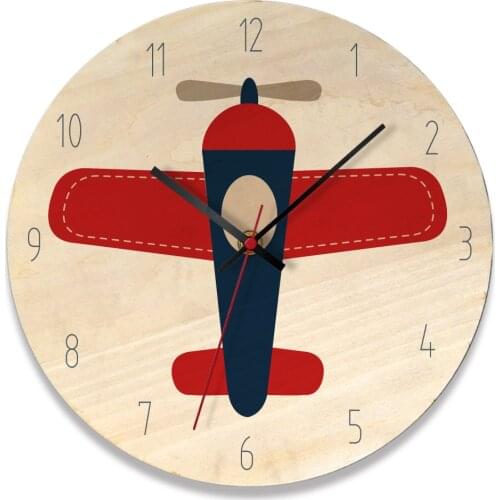 Nordic wooden retro wall clock round Acrylic Kids Bedroom Decoration Wall Ornament Wall Clock Unique Gift Hanging Clocks