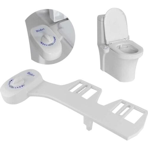 Non-Electric Toilet Bidet Mechanical Bidet Self Cleaning Toilet Sprayer with Single Nozzle Bathroom Toilet Attachment Ass Clean