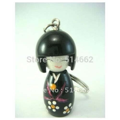 A New Japanese Geisha Doll Keyring, Handbag Charm
