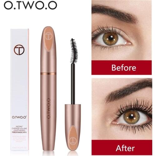 O.TWO.O 3D Fiber Lash Mascara Waterproof Eyelash Extension Black Thick Lengthening Eye Lashes Cosmetics Eye Makeup Tools 9131