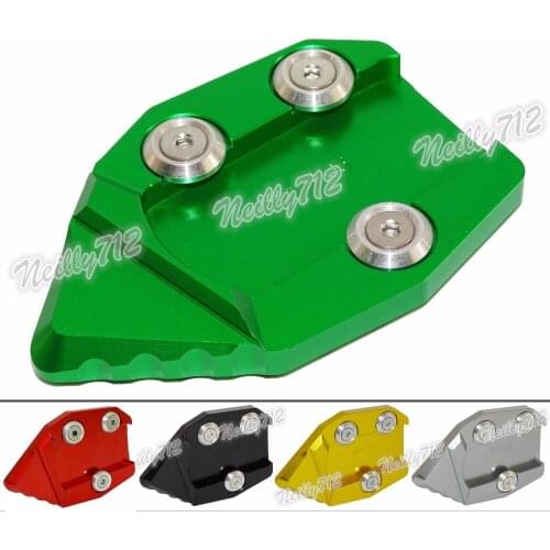 Motorcycle Kickstand Foot Side Stand Extension Pad Support Plate For KAWASAKI VN650 Vulcan S 650 EN650 2015 2016 2017