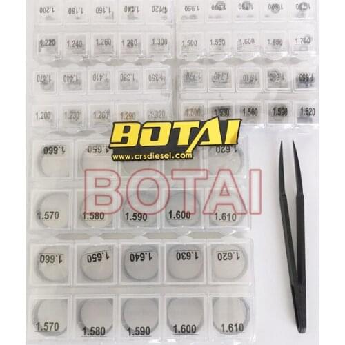 TD04-400pcs Common Rail Parts Fuel Injector Valve Assy Adjusting Washers Shims B21 B23 B24 B27 FOR DENSO injector