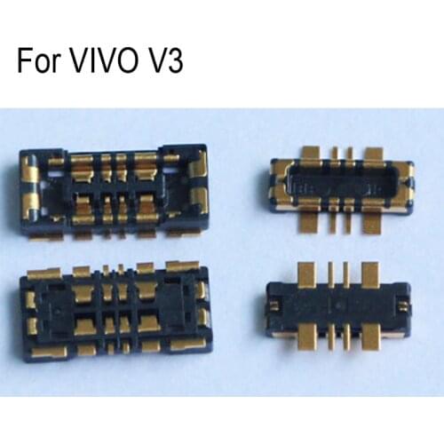 2PCS Inner FPC Connector Battery Holder Clip Contact For VIVO V3 v3 logic on motherboard mainboard For VIVO V 3 Repair Parts