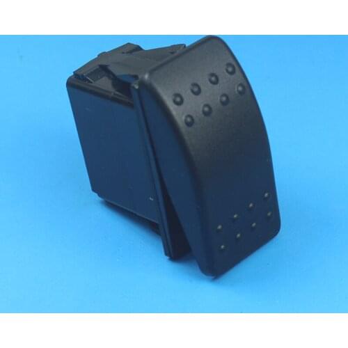 Waterproof 12V/24V 10A/16A ON-OFF/(ON)-OFF SPST/SPDT Single Poles 2Pins/3Pins Terminal Plastic Marine Boat Rocker Switch