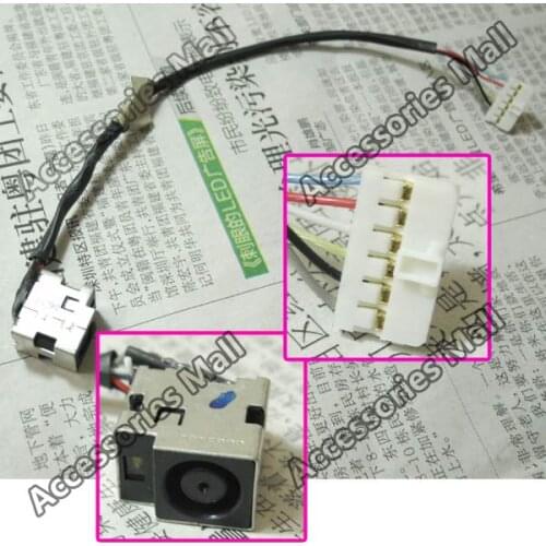 1-10 PCS Original New Laptop DC Power Jack with cable for HP DV6-1000 DV7-2000 DC Jack with cable
