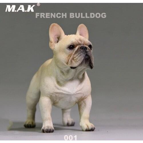 1/6 scale French cute bulldog pet model toy fit for 12" action figure scene toy accessory
