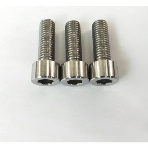 1pcs M7 titanium alloy Allen cup head screws hex socket stigma car motorcycle electric car modification screw 32mm long